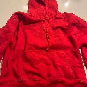 Aritzia red hoodie
